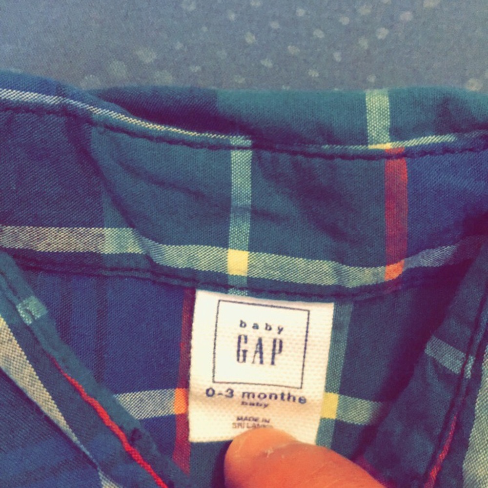 Flannel size 0-3 months - Picture 2 of 3